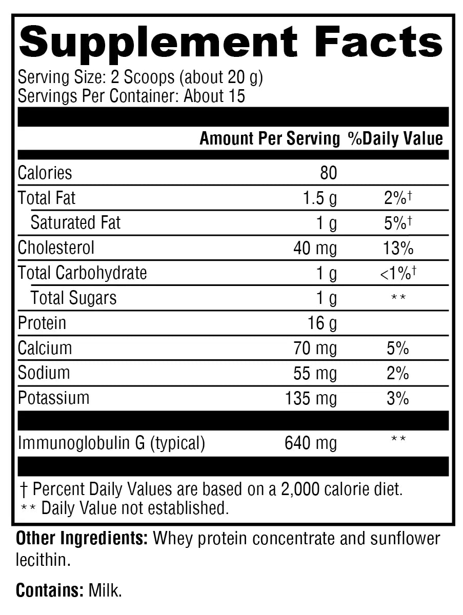 IgG Pure™ 15 Servings XYMOGEN