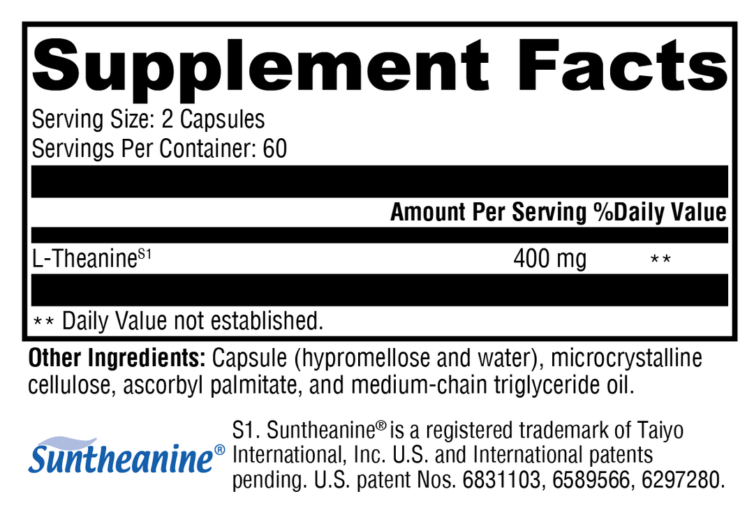 L-Theanine 120 Capsules XYMOGEN
