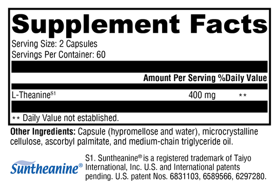 L-Theanine 120 Capsules XYMOGEN