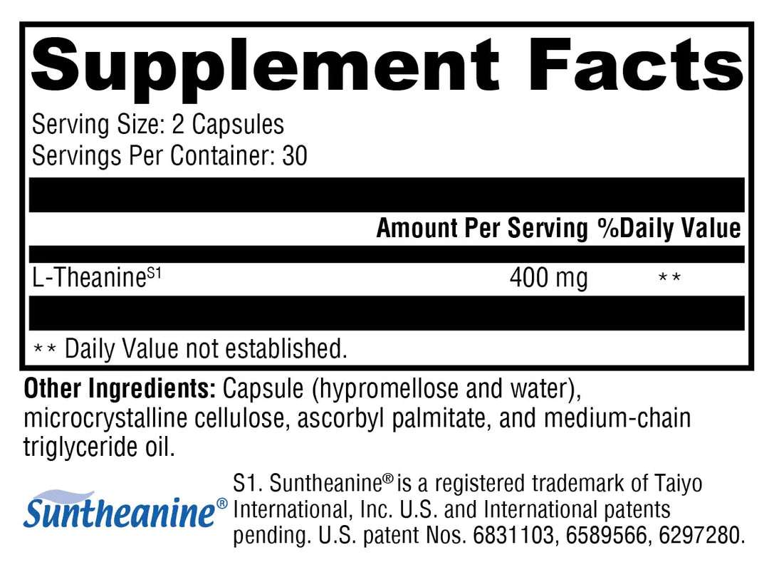 L-Theanine 60 Capsules XYMOGEN