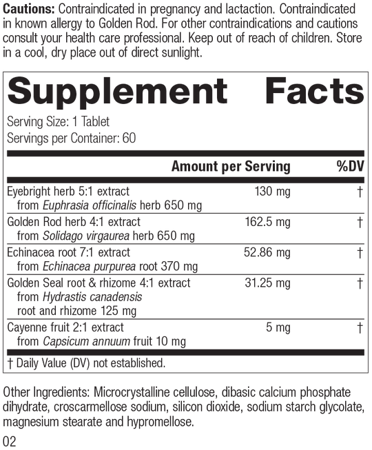 Rev 01 Supplement Facts Image