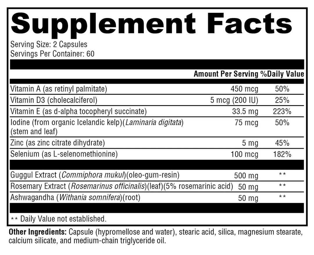 MedCaps T3™ 120 Capsules XYMOGEN