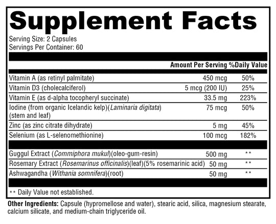 MedCaps T3™ 120 Capsules XYMOGEN
