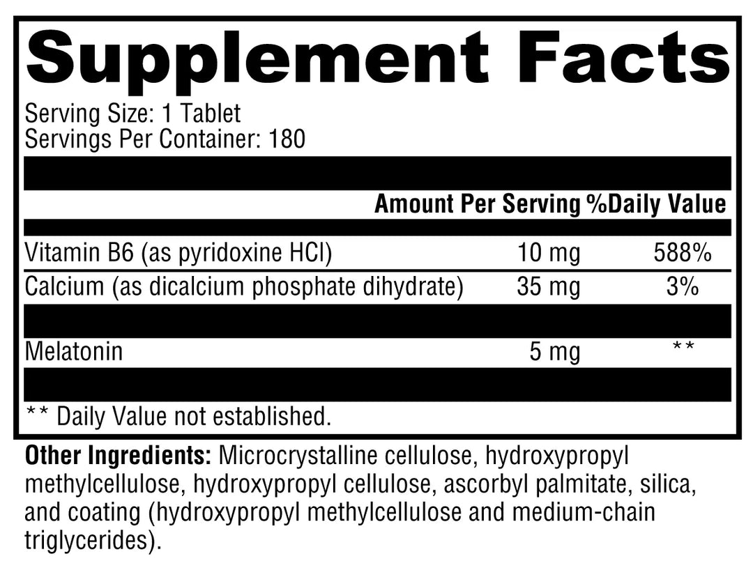 Melatonin CR 180 Tablets XYMOGEN