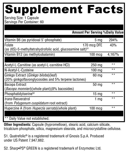 MemorAll™ 60 Capsules XYMOGEN