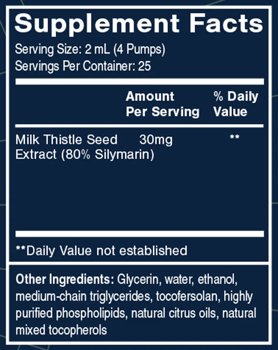 Nanoemulsified Milk Thistle 1.7 oz Quicksilver