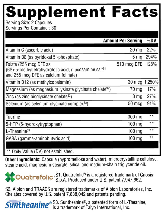 Mood Food™ ES 60 Capsules XYMOGEN