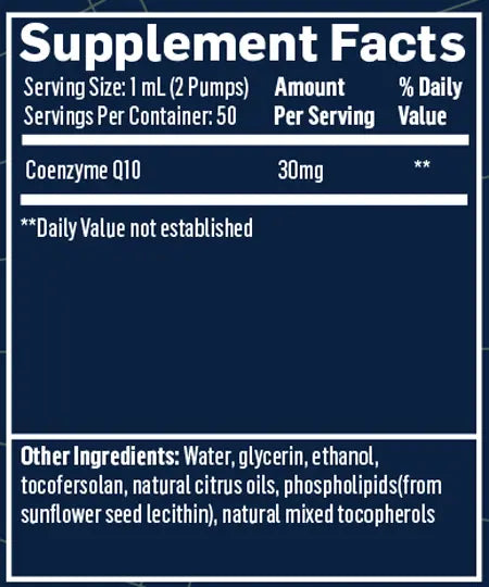 Nanoemulsified CoQ10 1.7 fl oz Quicksilver