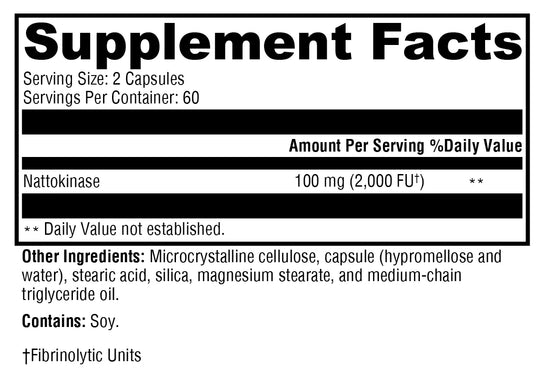 Nattokinase 120 Capsules XYMOGEN
