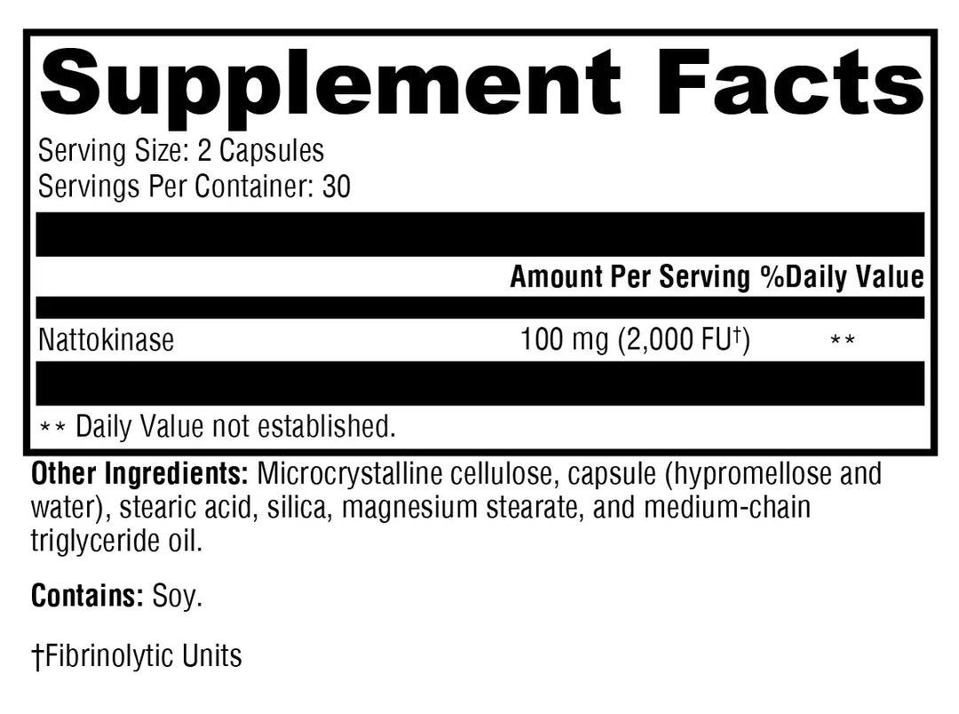 Nattokinase 60 Capsules XYMOGEN