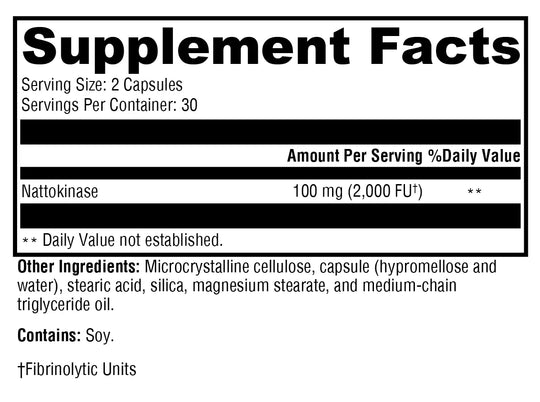 Nattokinase 60 Capsules XYMOGEN