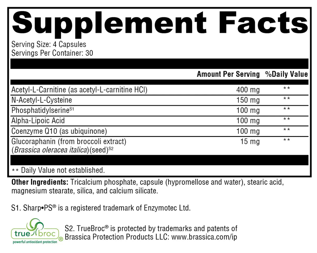 NeuroActives™ BrainSustain™ 120 Capsules XYMOGEN
