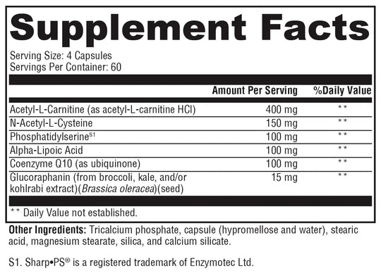 NeuroActives™ BrainSustain™ 240 Capsules XYMOGEN