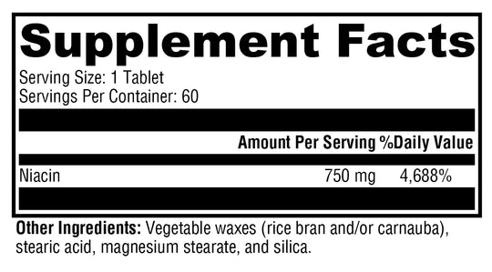 NiaVasc™ 750 60 Tablets XYMOGEN