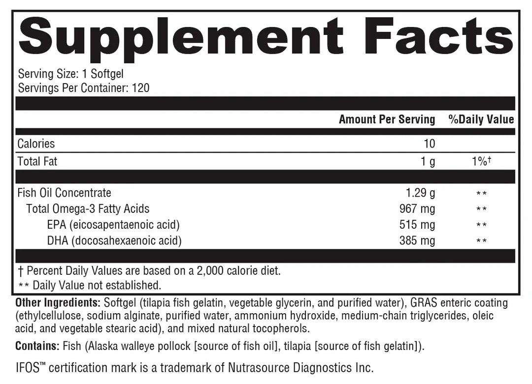 OmegaPure 900 EC™ 120 Softgels XYMOGEN
