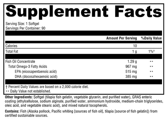 OmegaPure 900 EC™ 90 Softgels XYMOGEN