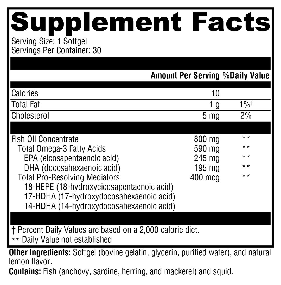 OmegaPure PRM 30 Softgels XYMOGEN