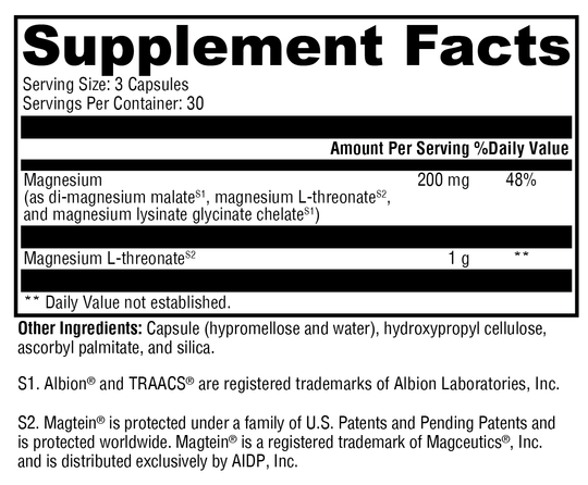 OptiMag® Neuro 90 Capsules XYMOGEN