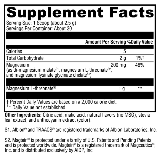 OptiMag® Neuro Mixed Berry 30 Servings XYMOGEN