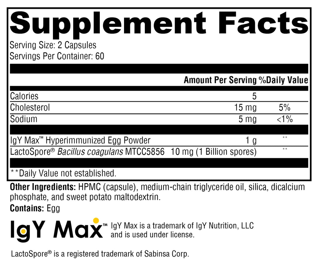 ProbioMax® IG 26 120 Capsules XYMOGEN