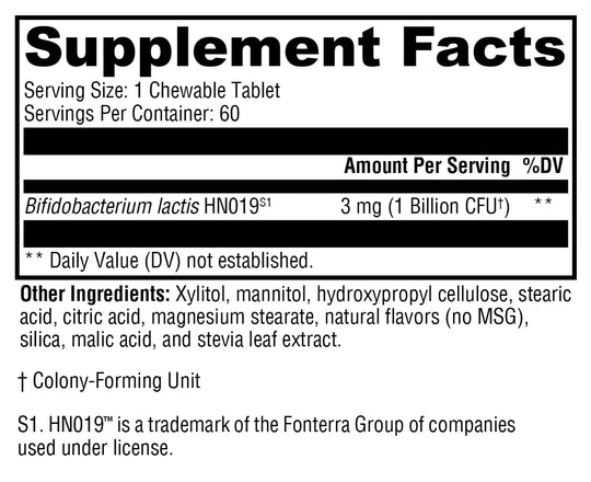 ProbioMax® Oral 60 Chewable Tablets XYMOGEN
