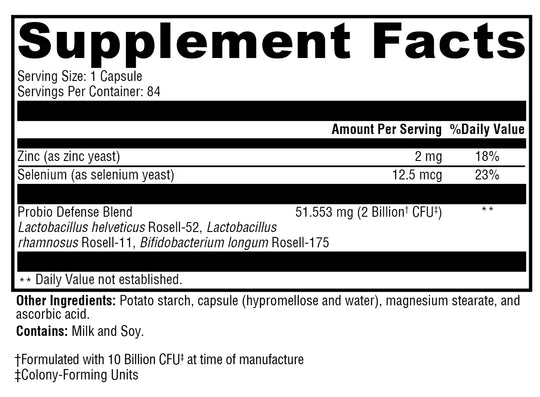 Probio Defense™ 84 Capsules XYMOGEN