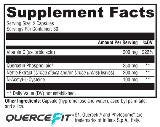Quercetin 20× Plus 60 Capsules XYMOGEN