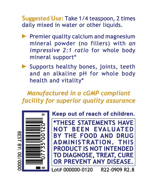 Calcium Magnesium, Premier (8 oz Powder)