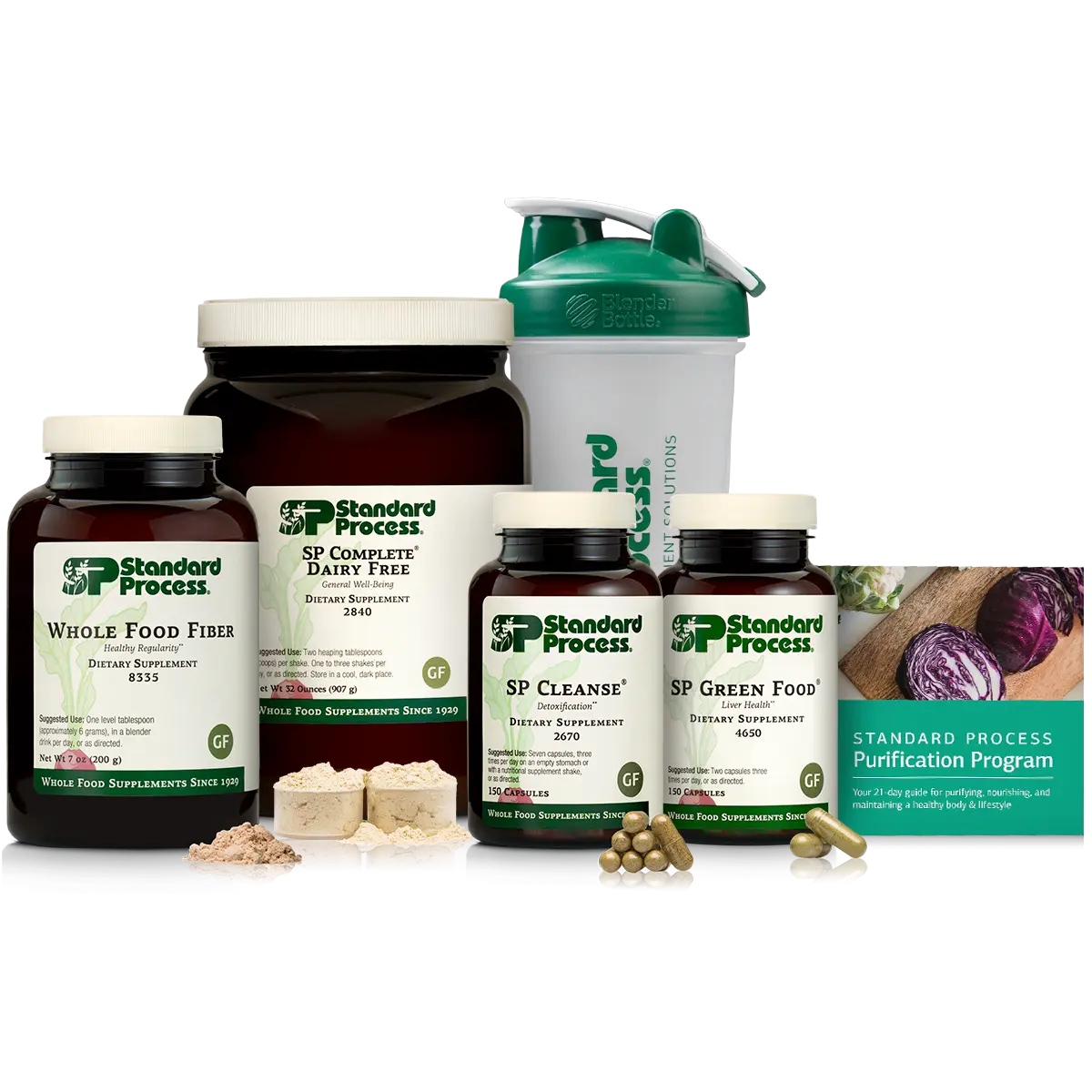 Purification Product Kit with SP Complete® Dairy Free and Whole Food Fiber, SP Complete Dairy Free and Whole Food Fiber