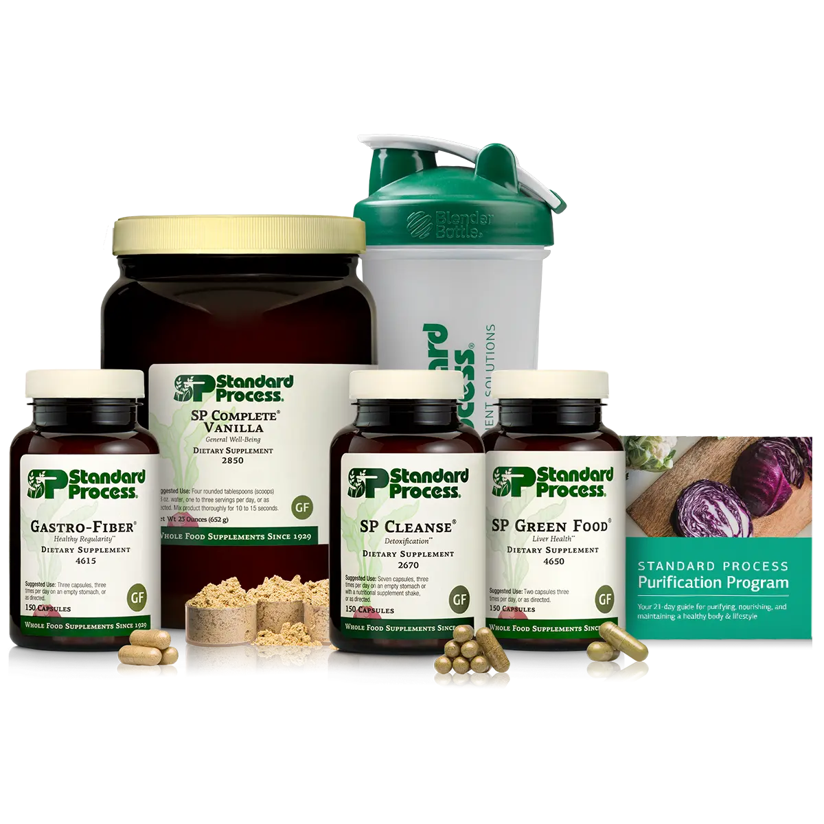 Purification Product Kit with SP Complete® Vanilla and Gastro-Fiber®, 1 Kit With SP Complete Vanilla and Gastro-Fiber