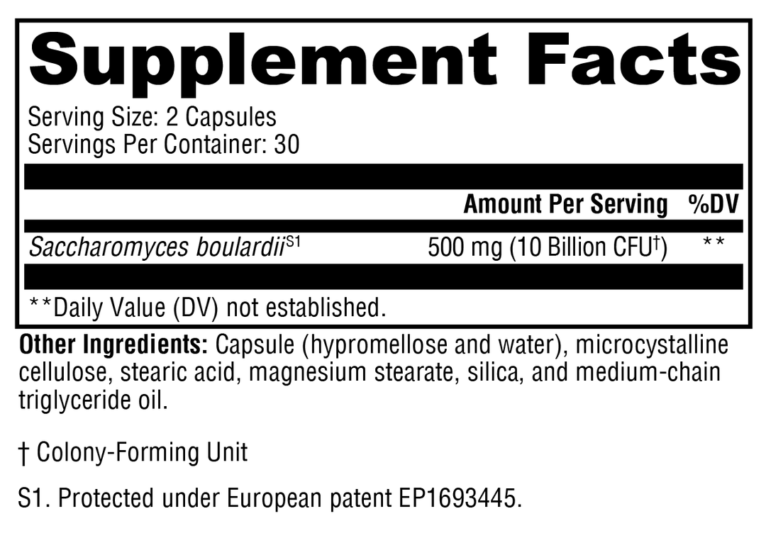 Saccharomycin® DF 60 Capsules XYMOGEN