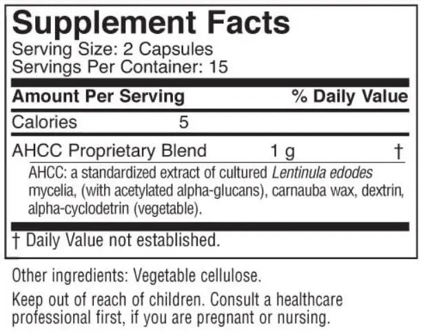 AHCC Supplement Extended Release — ImmPower ER 60 Capsules — American BioSciences
