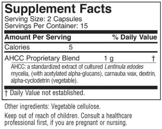 AHCC Supplement Extended Release — ImmPower ER 60 Capsules — American BioSciences