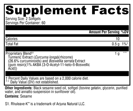 SynovX® Relief 120 Softgels XYMOGEN