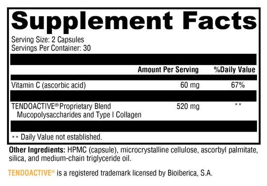 SynovX® Tendon & Ligament 60 Capsules XYMOGEN