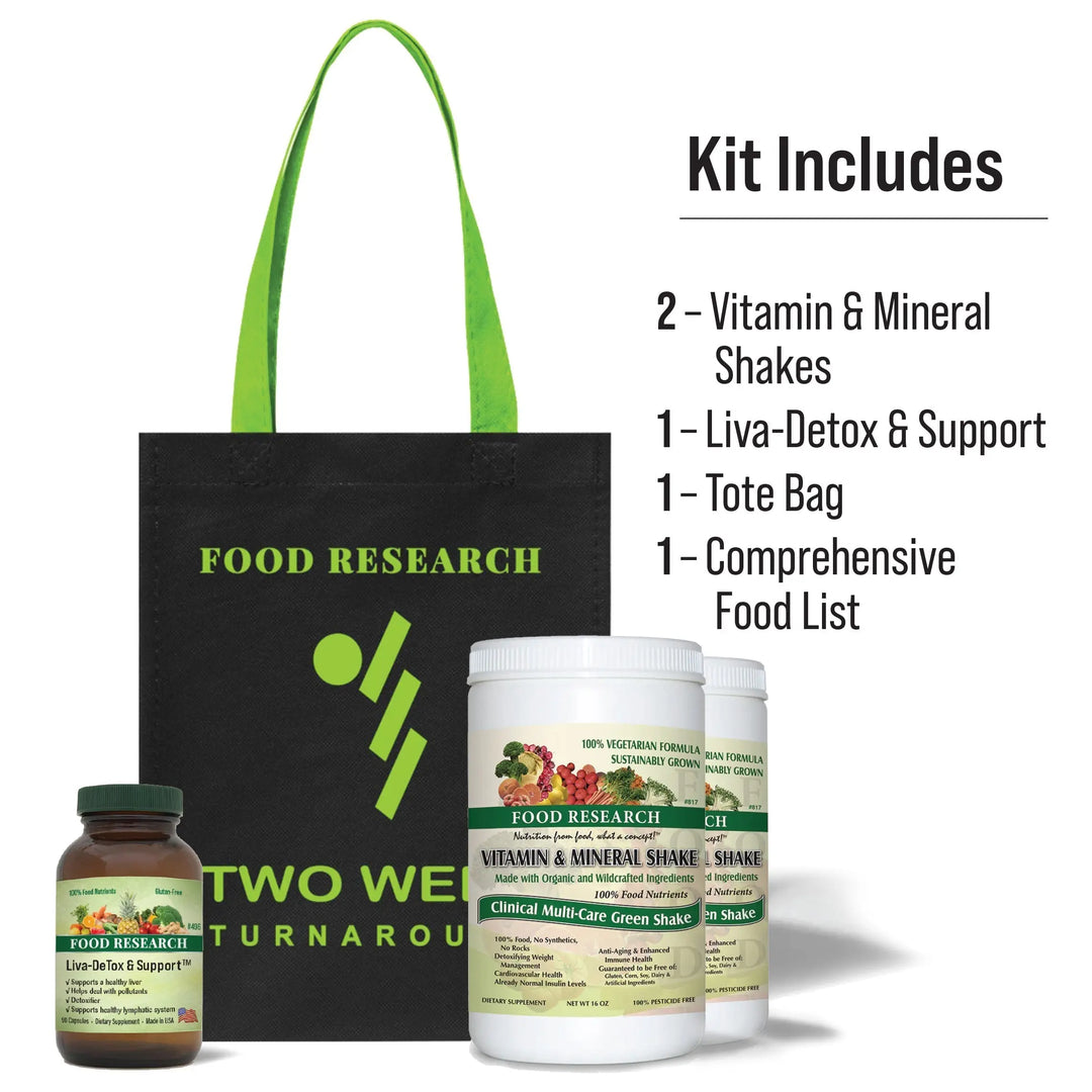 Two-Week Turnaround — Liva-Detox & Support™ Food Research Products Store