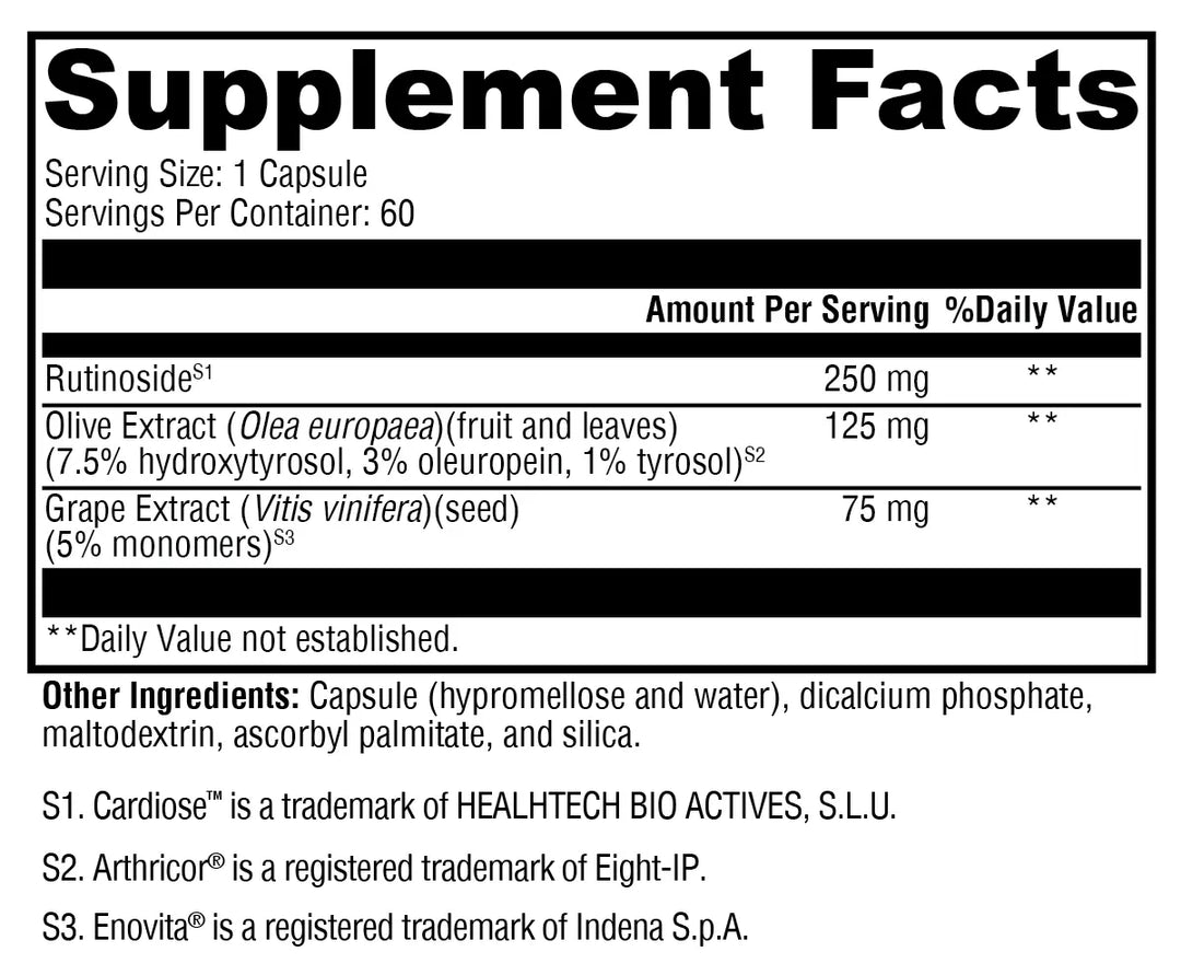 VitalVasc® 60 Capsules XYMOGEN