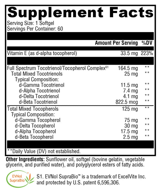 Xcellent E™ 60 Softgels XYMOGEN