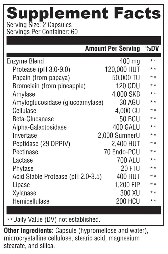 XymoZyme® 120 Capsules XYMOGEN