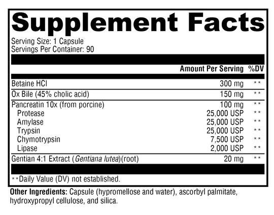 XymoZyme® HCL 90 Capsules XYMOGEN