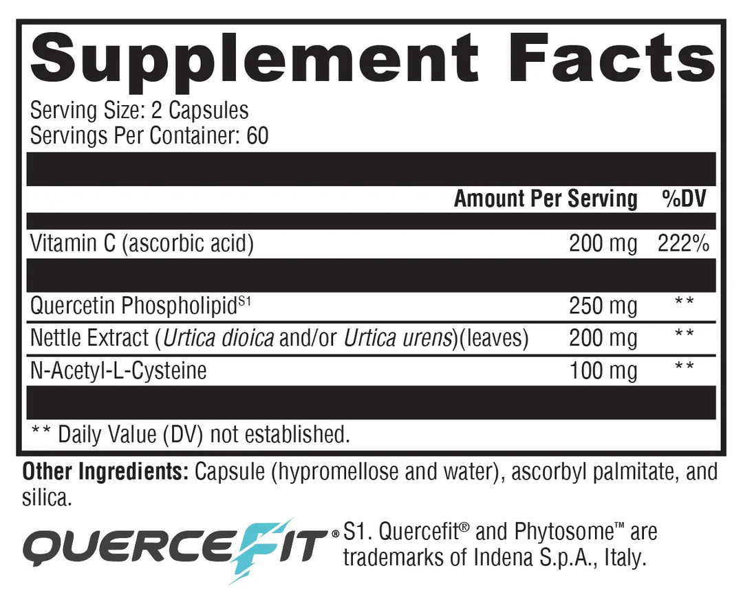 Quercetin 20× Plus 120 Capsules XYMOGEN