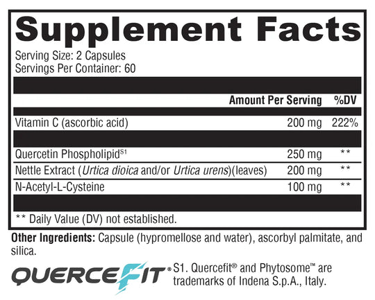 Quercetin 20× Plus 120 Capsules XYMOGEN