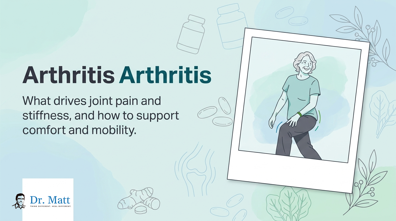 Arthritis: Causes, Symptoms & How to Support Healthy Joints Naturally | drmattgianforte.com
