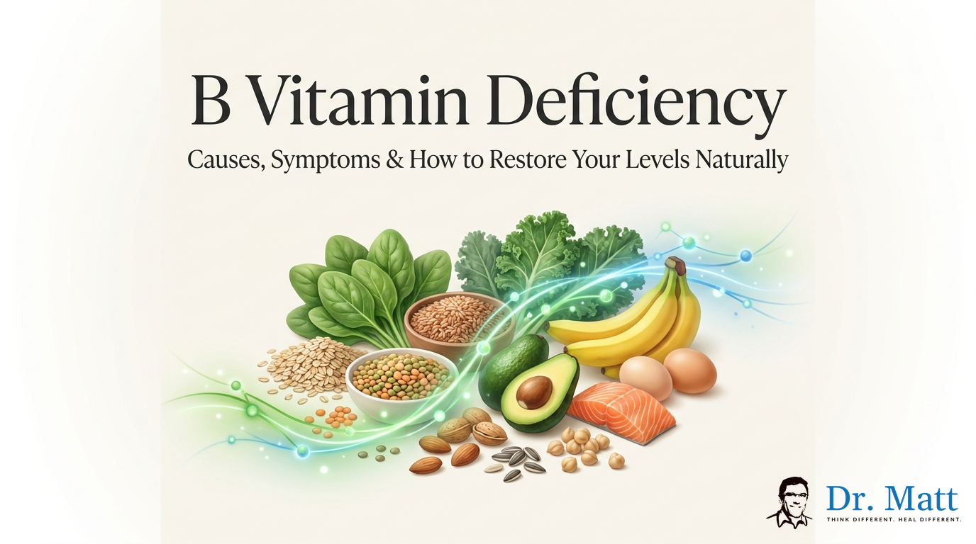 B Vitamin Deficiency: Causes, Symptoms & How to Restore Your Levels Naturally | drmattgianforte.com