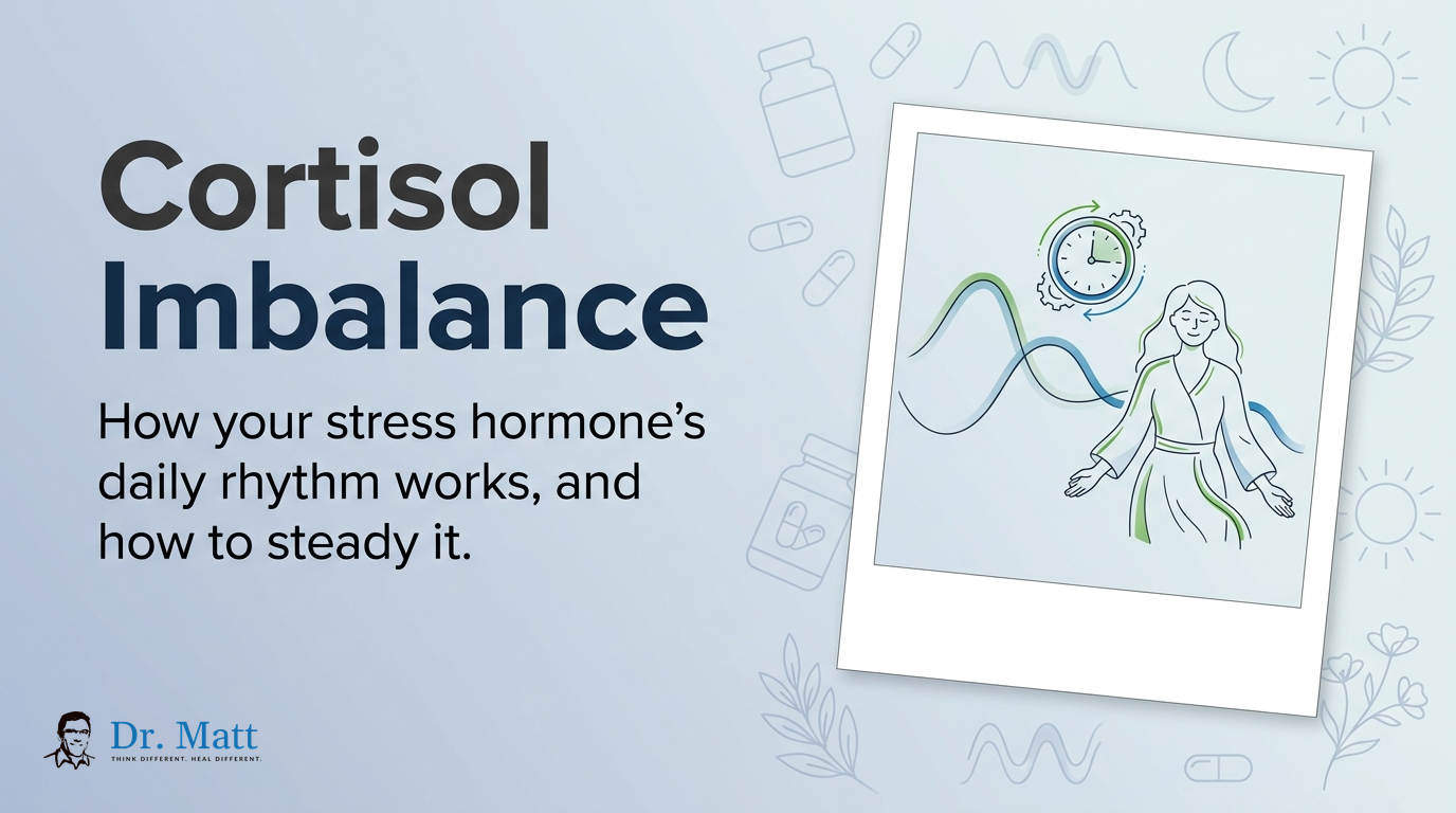 Cortisol Imbalance: Causes, Symptoms & How to Support Healthy Cortisol Naturally | drmattgianforte.com