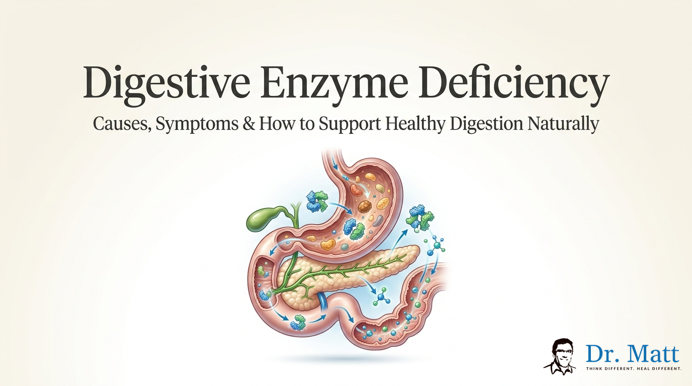 Digestive Enzyme Deficiency: Causes, Symptoms & How to Support Healthy Digestion Naturally | drmattgianforte.com