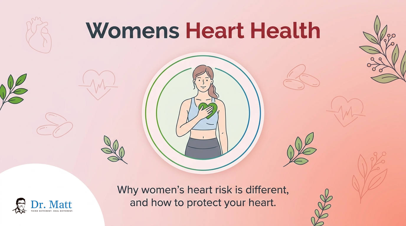 Female Cardiovascular Health: Why Women's Heart Health Is Different | drmattgianforte.com