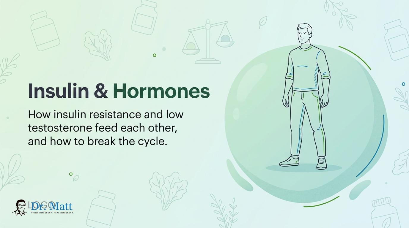 Insulin Resistance & Male Hormones: Breaking the Low-Testosterone Cycle | drmattgianforte.com