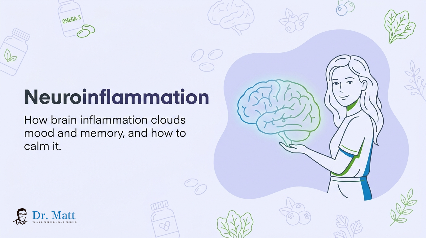 Neuroinflammation: How Brain Inflammation Affects Mood, Memory & Focus | drmattgianforte.com