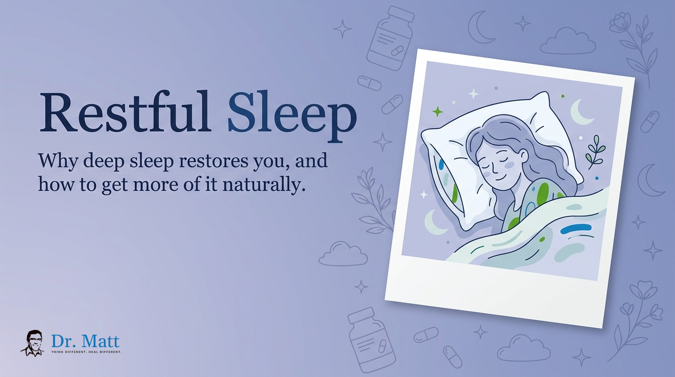 Sleep Restoration: Causes, Symptoms & How to Rebuild Deep, Restorative Sleep Naturally | drmattgianforte.com
